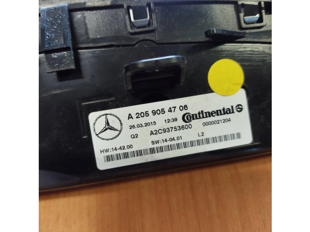 Блок управления климат-контролем A2059054706, 0000021204   Mercedes-Benz C W205