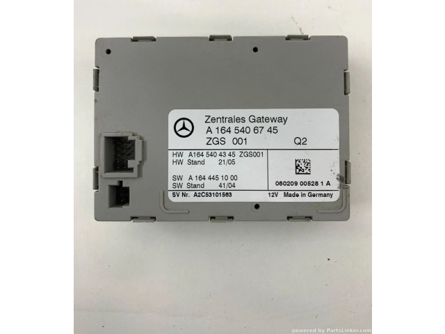 Блок комфорта A1645406745   Mercedes-Benz ML W164   