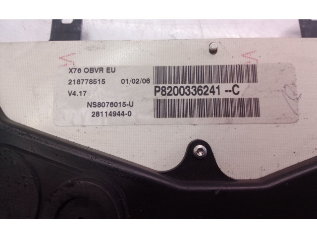 Přístrojová deska  Nissan Kubistar 2006 P8200336241C, P8200336241  