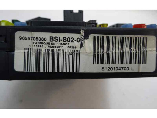 Pojistková skříňka Řídící jednotka BSM 9655708380   Peugeot 407 2006