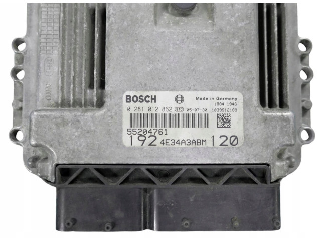 Řídící jednotka 55204761, 0281012862   Fiat Stilo 2006