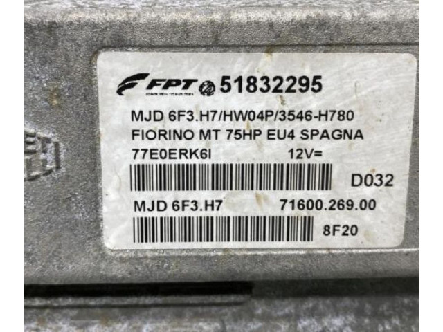 Řídící jednotka 51862587   Fiat Qubo 2008