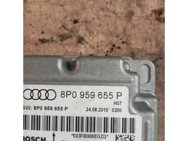 Блок подушек безопасности 8P0959655P, 00FFB008EGZG   Audi A3 S3 A3 Sportback 8P