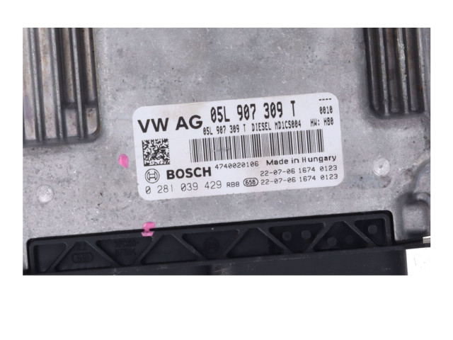 Блок управления двигателя 05L907309T   Volkswagen Touran II