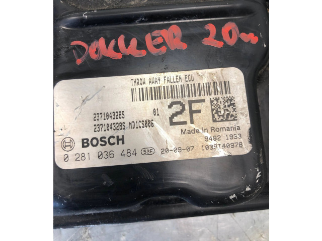 Řídící jednotka 237104328S   Dacia Dokker 2020