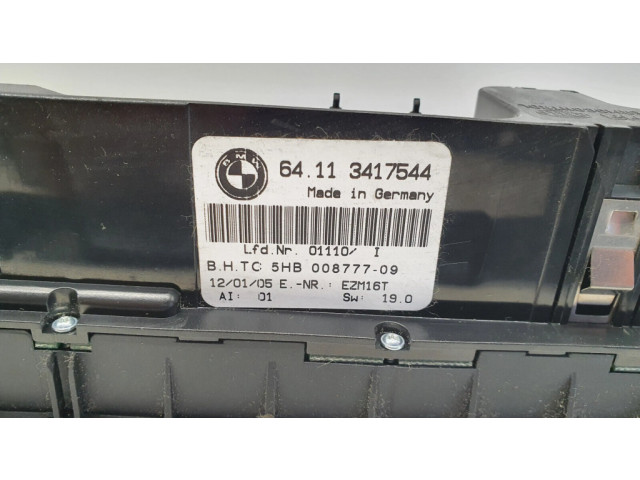 Блок управления климат-контролем 3417544, nr9112   BMW X3 E83