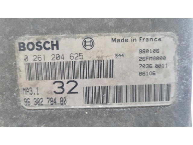 Řídící jednotka 0261204625   Peugeot 106 1998