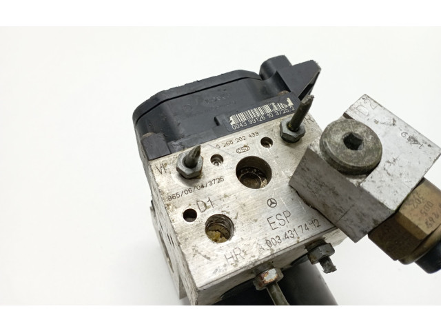 Jednotka ABS 0034317412, 0265202433   Mercedes-Benz A W168 1999