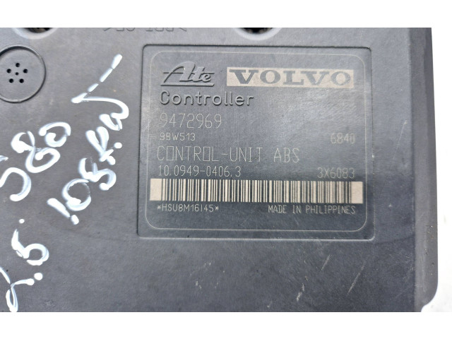 Jednotka ABS 9472969, 9472968   Volvo S80 1999
