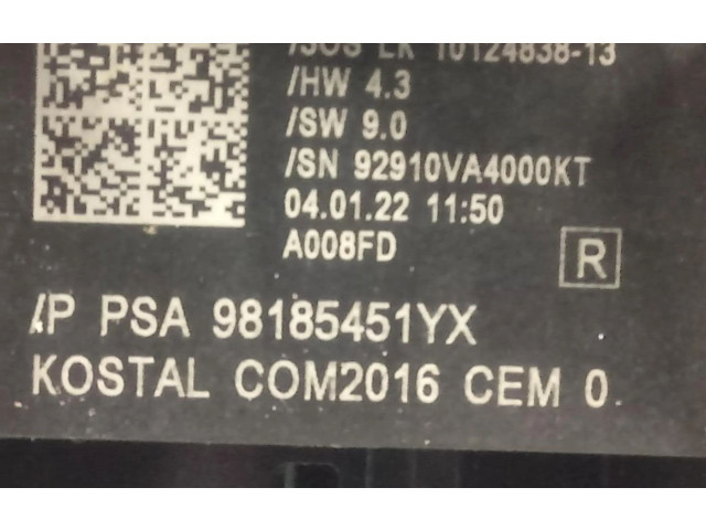 Полоса надувных подушек (кольцо srs) 98185451YX, ANILLOAIRBAG    Opel Combo D