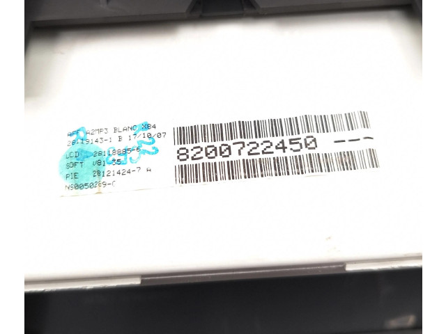 Дисплей    8200722450, 8200502438   Renault Megane II