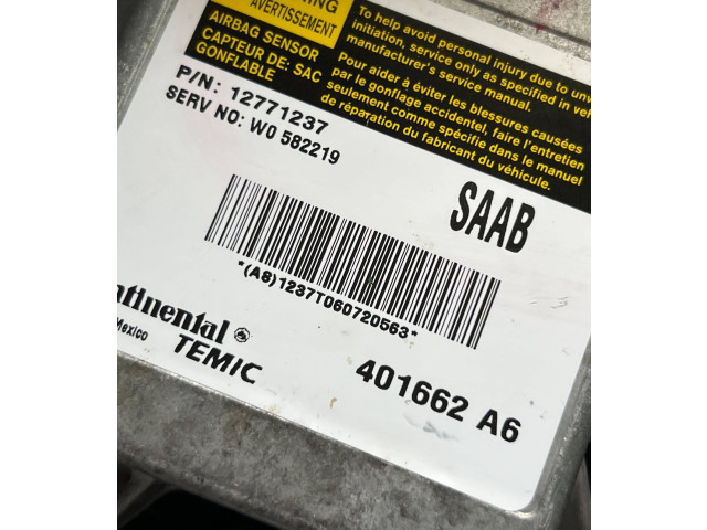 Блок подушек безопасности 12771237, 401662   Saab 9-3 Ver2