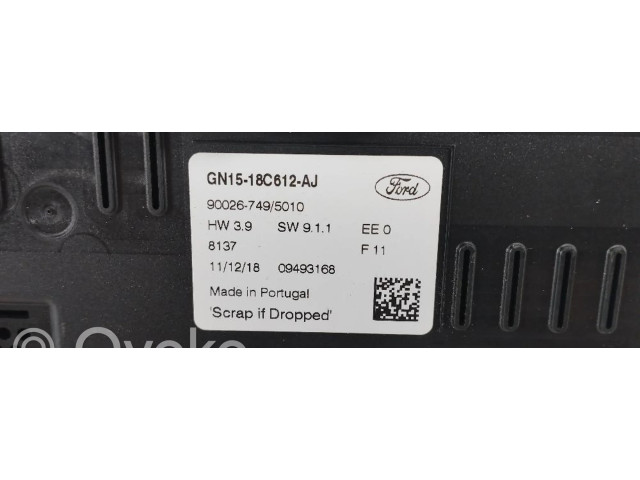 Блок управления климат-контролем GN15128C612AJ   Ford Ecosport