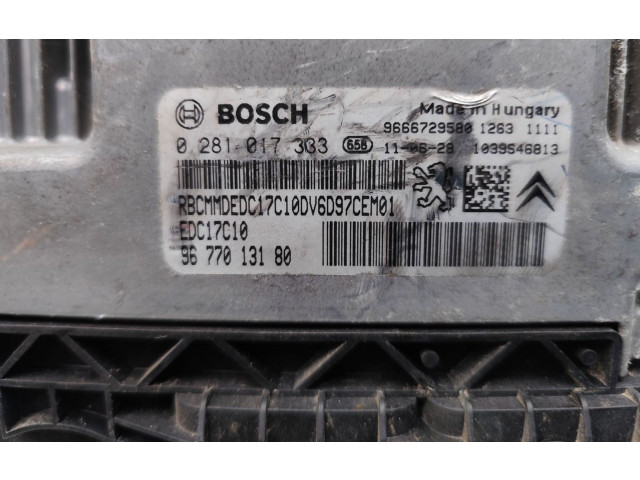 Řídící jednotka 9677013180, 0281017333   Citroen C3 Picasso 2011