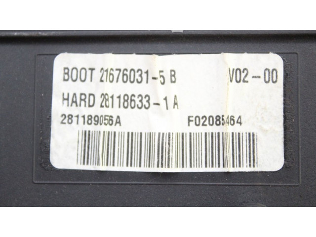   Pojistková skříňka 281189056A, 281189056A   Peugeot 407 2007