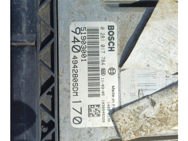 Řídící jednotka 51903001, 0281017784   Alfa Romeo Giulietta 2010