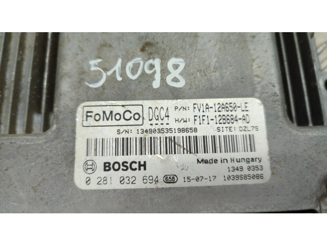 Комплект блоков управления FV1A12A650LE, F1F112B684AD   Ford B-MAX