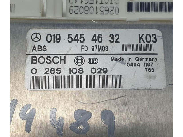 Блок подушек безопасности 0265108029, 0195454632   Mercedes-Benz C W202