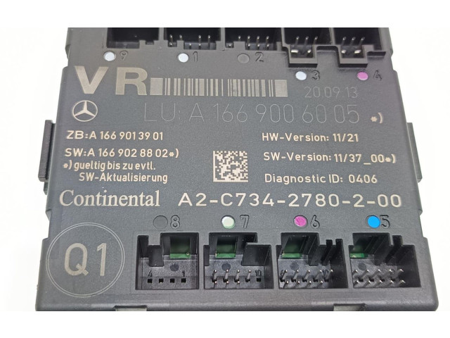 Řídící jednotka A1669006005   Mercedes-Benz A W176 2013