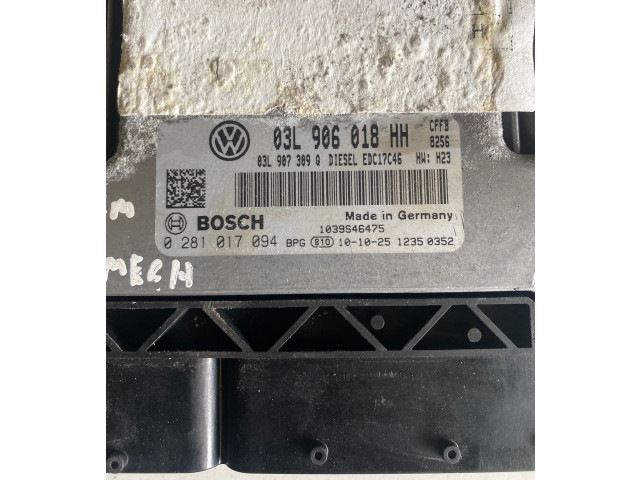 Řídící jednotka 03L906018HH, 0281017094   Volkswagen Sharan 2012