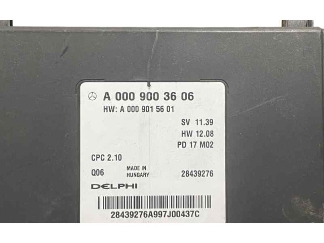 Блок управления A0009003606, DFELPHI   Mercedes-Benz CLA C117 X117 W117