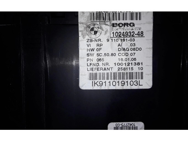 Přístrojová deska  BMW 1 E81 E87  911019103  
