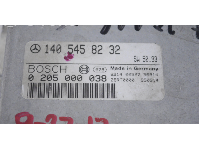 Řídící jednotka 1405458232, 0205000038   Mercedes-Benz S W140 1996