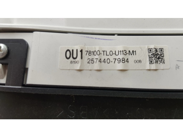 Přístrojová deska  Honda Accord 2009 78100TL0U113M1  
