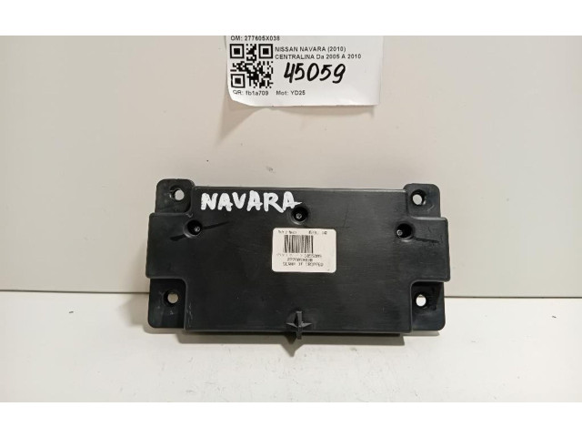 Řídící jednotka 277605X038, 277605X038   Nissan Navara D40 2005