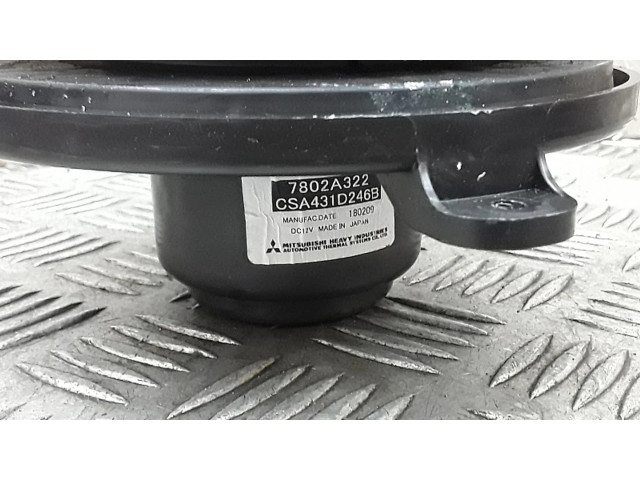 Вентилятор печки    7802a322   Mitsubishi ASX