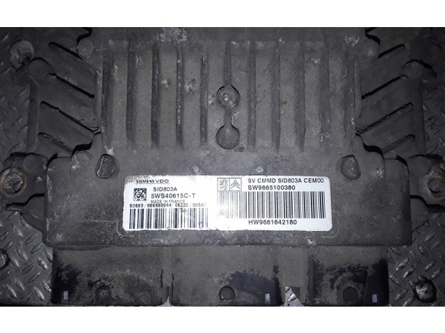 Řídící jednotka 5WS40615CT, 9665100380   Fiat Scudo 2008