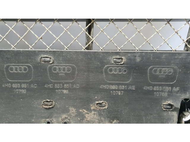 Верхняя решётка Audi A8 S8 D4 4H 2010-2016 года 4H0853651AE, 90202866700      