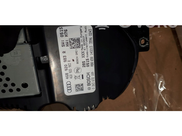Přístrojová deska  Audi A7 S7 4G 2013 4G8920983R  