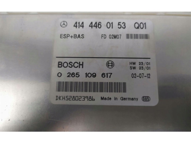 Řídící jednotka 4144460153Q01   Mercedes-Benz Vaneo W414 2002