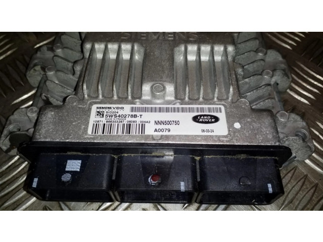 Блок управления двигателя 5WS40278BT, NNN500750   Land Rover Range Rover Sport L320