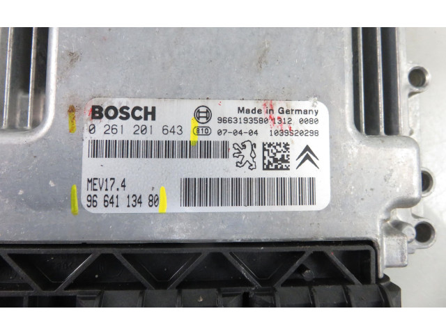Řídící jednotka 9664113480, 0261201643   Peugeot 207 2006