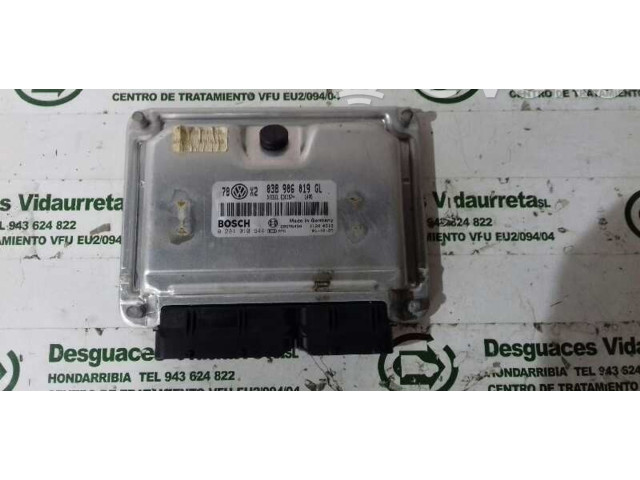 Řídící jednotka 038906019GL, 0281010944   Volkswagen Passat Alltrack 2002