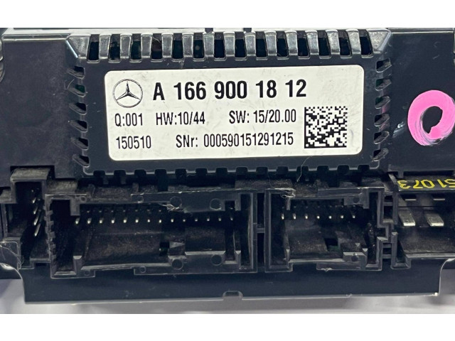 Блок управления климат-контролем A1669001812, 150510   MercedesBenz GLE (W166 - C292)