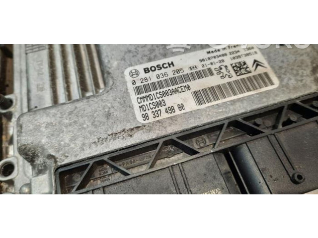 Блок управления двигателя 9833749880   Toyota Proace