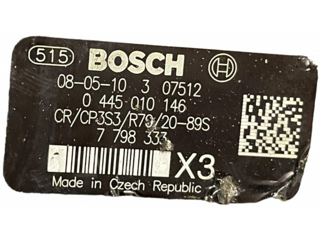 Vstřikovací čerpadlo 7798333, 0445010146   BMW 7 E65 E66  pro naftový motor 4.4  