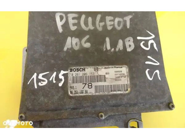 Řídící jednotka 0261206153   Peugeot 106 2003