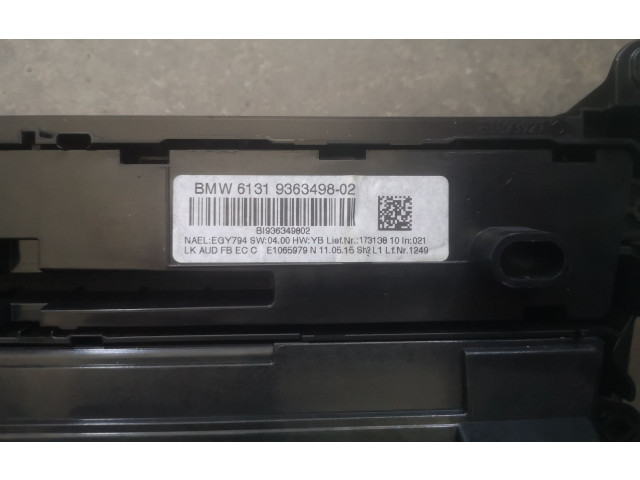 Блок управления климат-контролем 9363498, 9363546   BMW 1 F20 F21