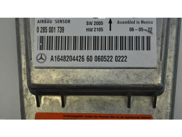 Блок подушек безопасности A1648204426   Mercedes-Benz ML W164