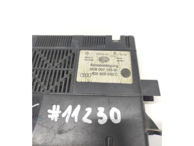 Блок управления климат-контролем 4D0820043C, 5HB00715501   Audi A8 S8 D2 4D