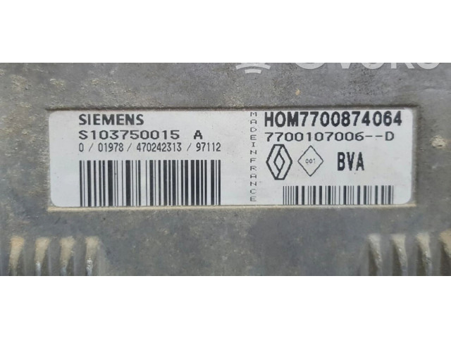 Блок управления коробкой передач 7700874064, 7700874064   Renault Megane II