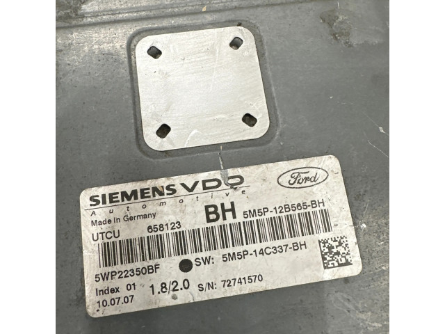Блок управления коробкой передач 5M5P12B565BH, 5M5P14C337BH   Ford Focus