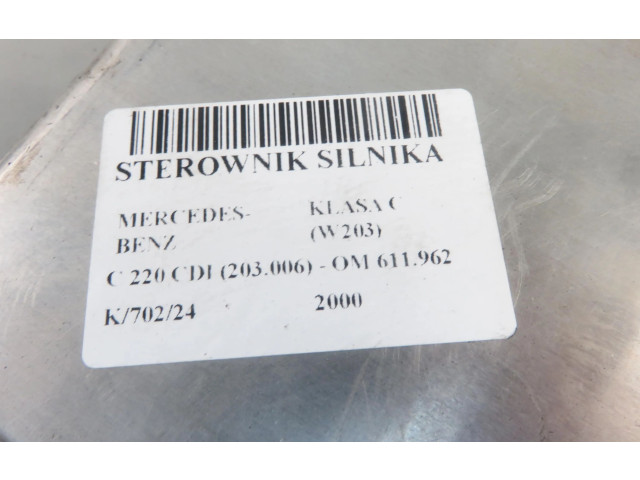 Řídící jednotka 0281010348, A0245453432   Mercedes-Benz C AMG W203 2000