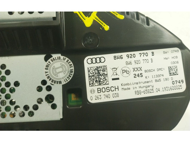 Přístrojová deska  Audi A5 2019 8W6920770B, 8W6920770B  