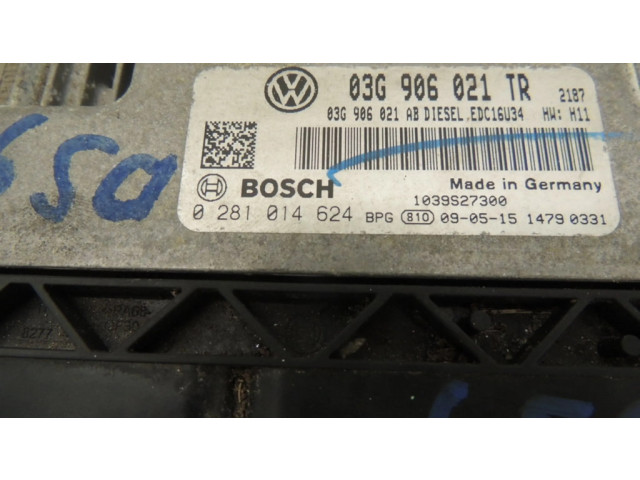 Řídící jednotka 03G906021TR, 03G906021AB   Volkswagen Golf V 2009