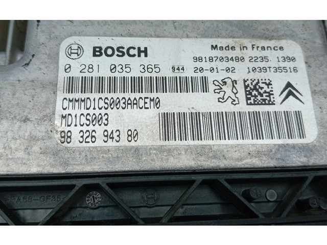 Řídící jednotka 9832694380   Peugeot 3008 II 2019